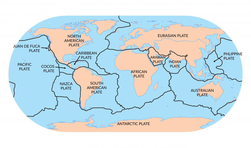 Earth tectonic plate